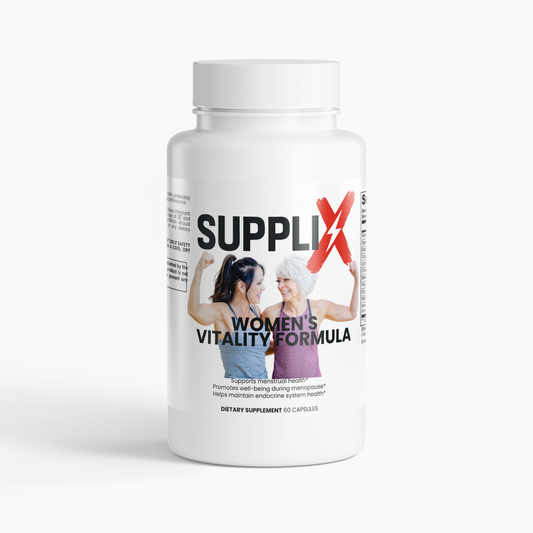 SUPPLI-X Women's Vitality Formula | NSF Certified | 60 Capsules