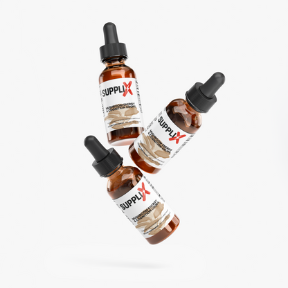 SUPPLI-X Lion's Mane & Cordyceps Drops – Alpha GPC & B12 | 30ml