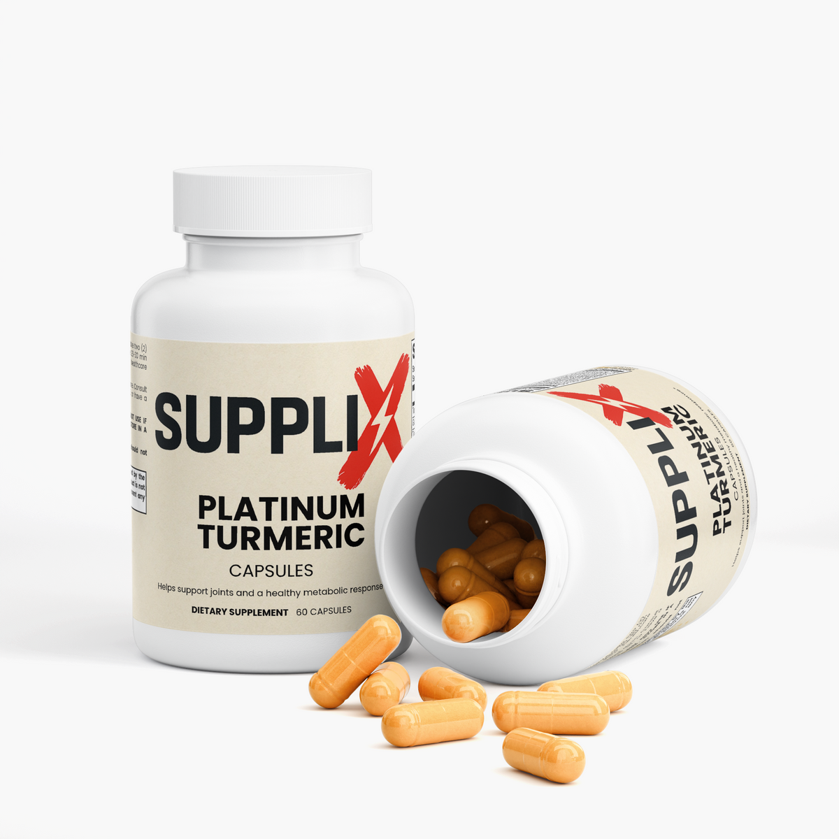SUPPLI-X Platinum Turmeric turmeric supplement – product photo