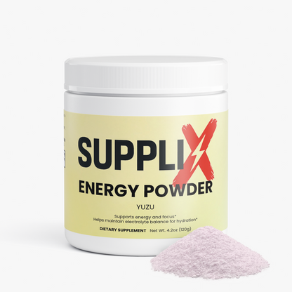 SUPPLI-X yuzu energy drink powder – product photo