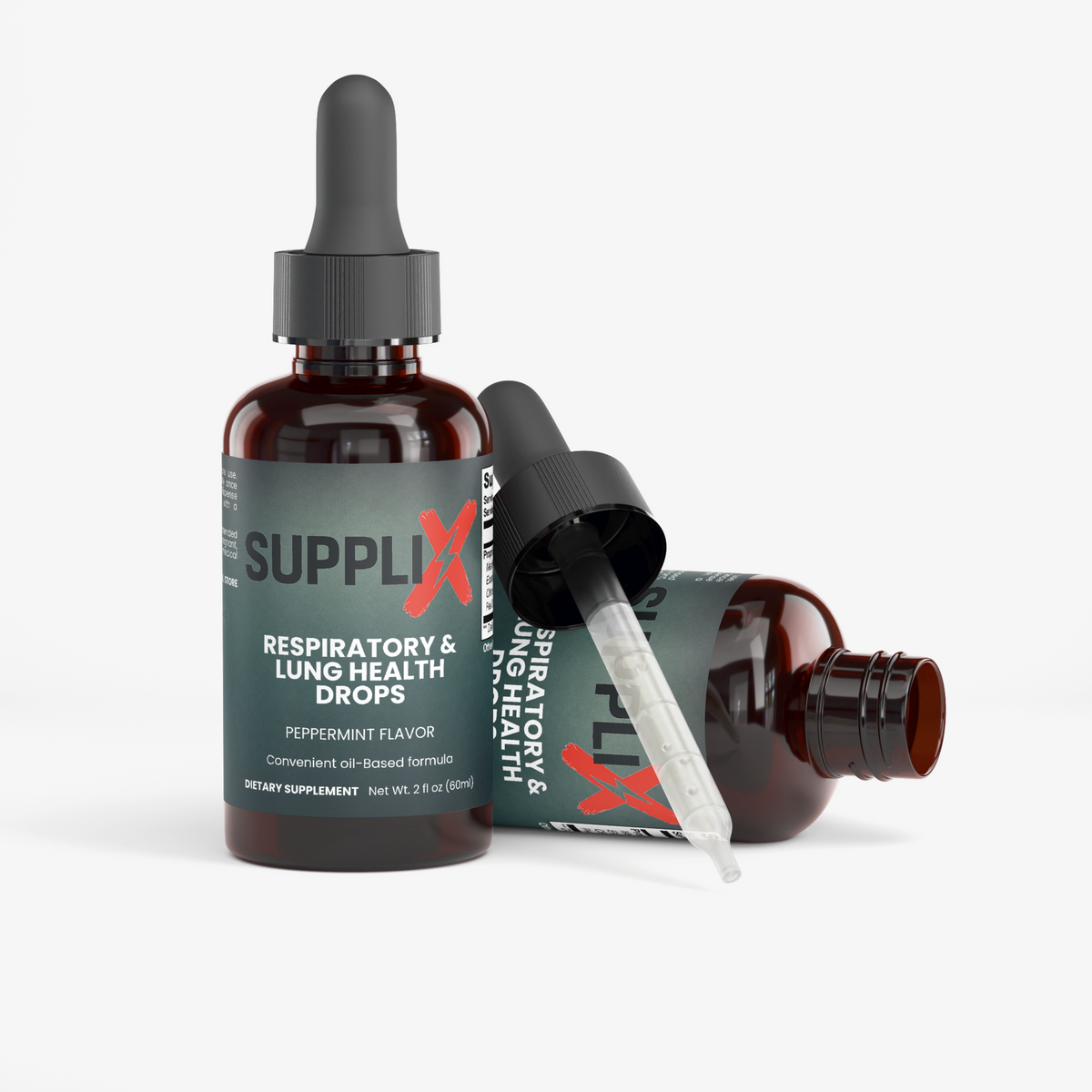 SUPPLI-X alcohol-free mullein oil drops – bottle detail