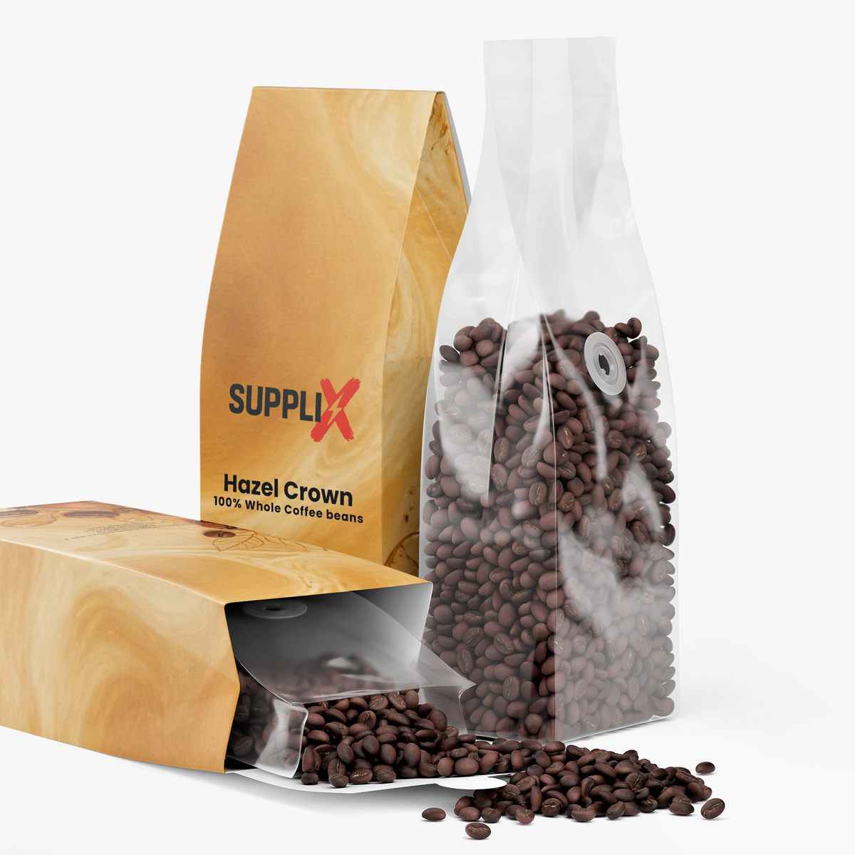 SUPPLI-X Hazel Crown 100% Arabica whole bean coffee