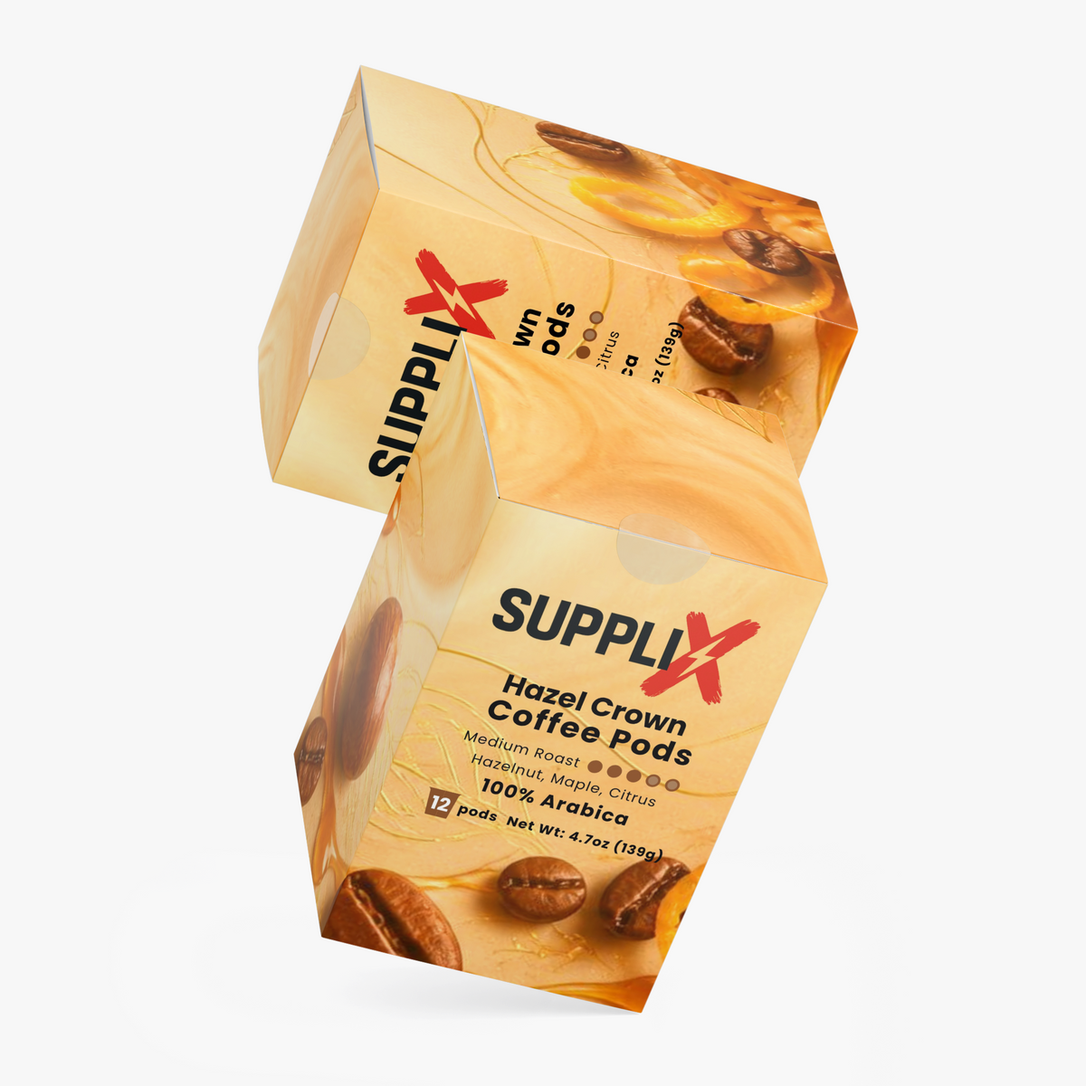SUPPLI-X Hazel Crown single-serve pods for Keurig-compatible brewers
