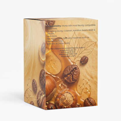 SUPPLI-X Amber Crown dark roast coffee pods, box of 12