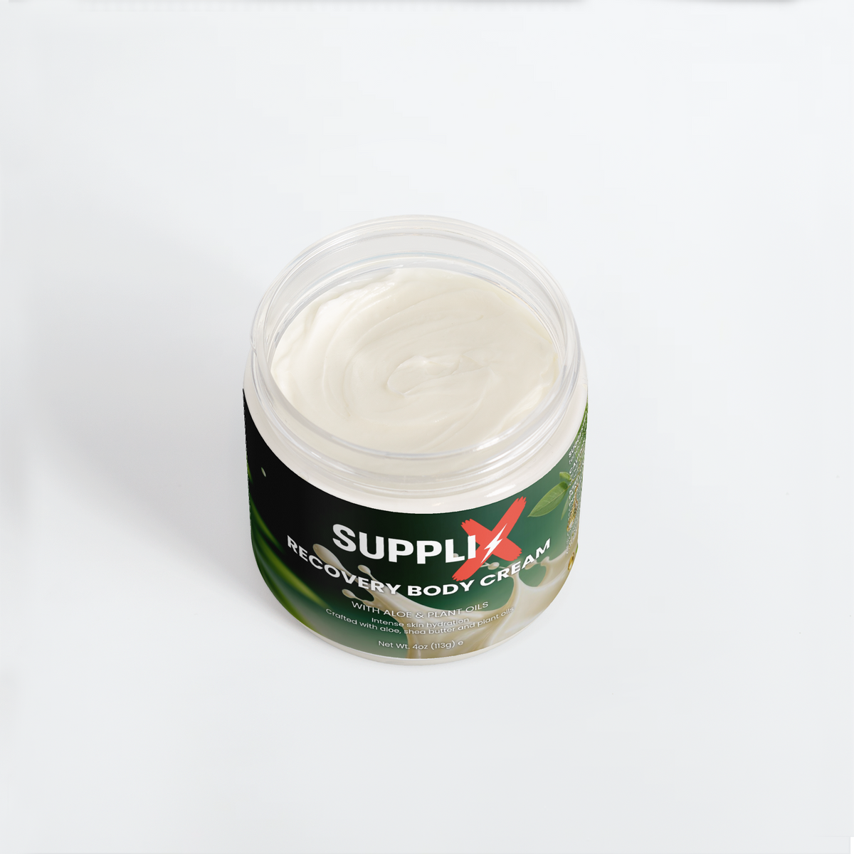 SUPPLI-X Recovery Body Cream | Aloe & Plant Oils | 4 oz