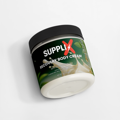 SUPPLI-X Recovery Body Cream | Aloe & Plant Oils | 4 oz