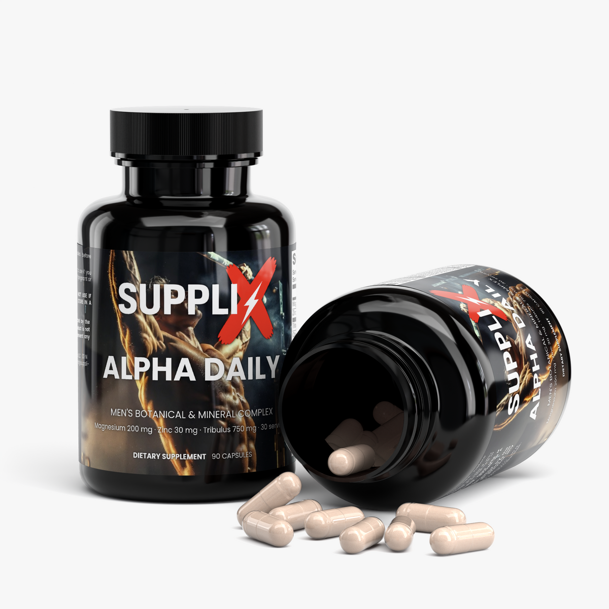 SUPPLI-X Alpha Daily bottle with vegetable capsules