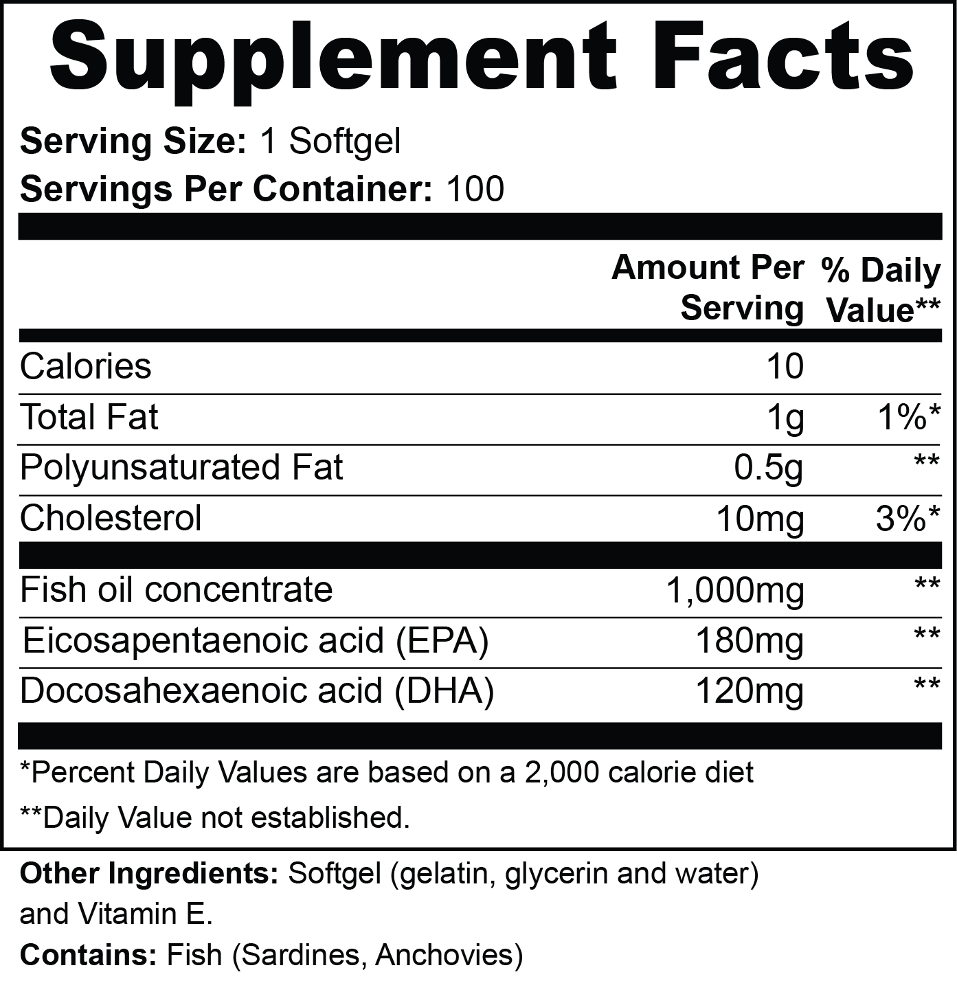 SUPPLI-X Premium Omega-3 Complex - Suppli-X Fuel Your Edge