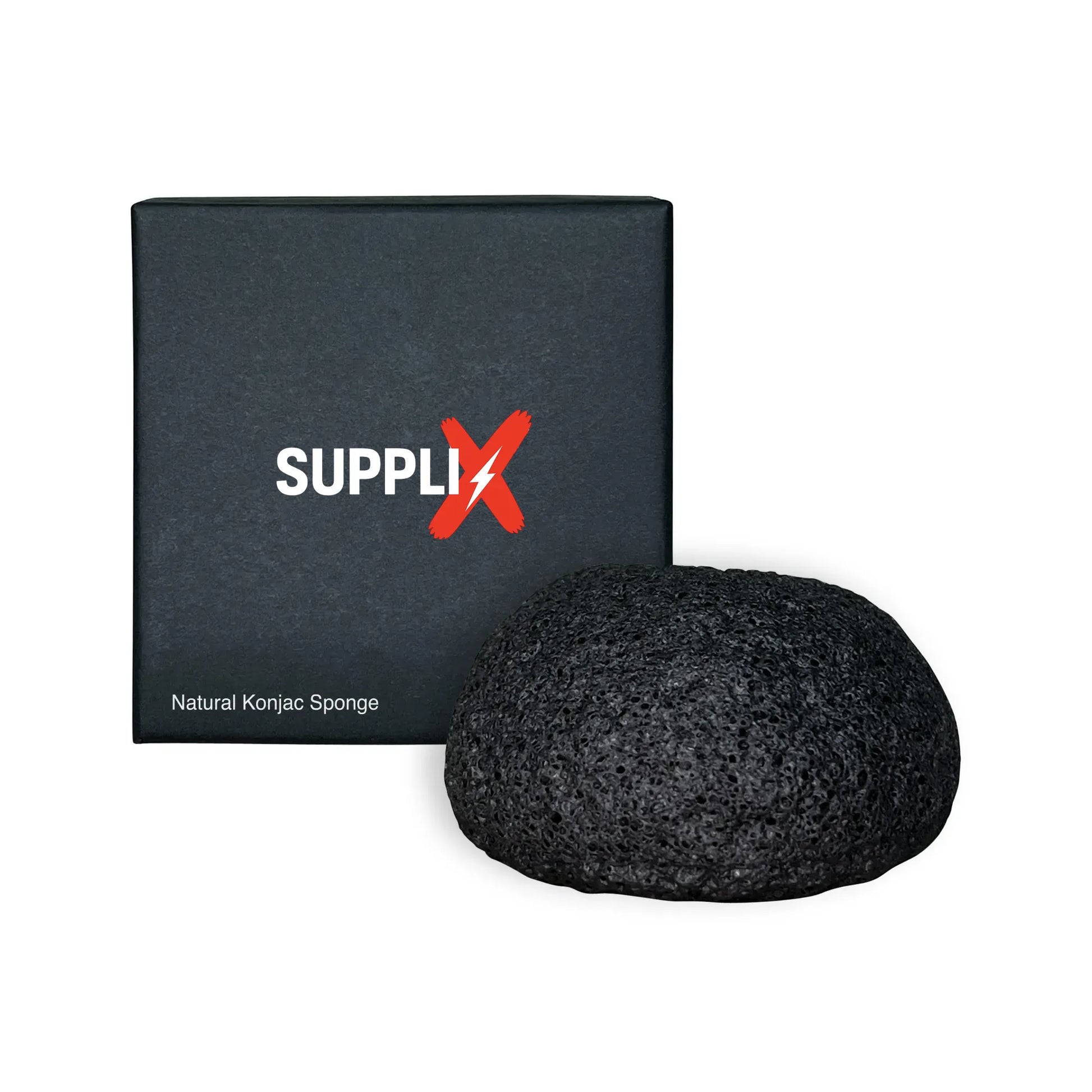 Soft, rounded natural konjac sponge made from biodegradable root fibers, ideal for daily facial exfoliation, impurity removal