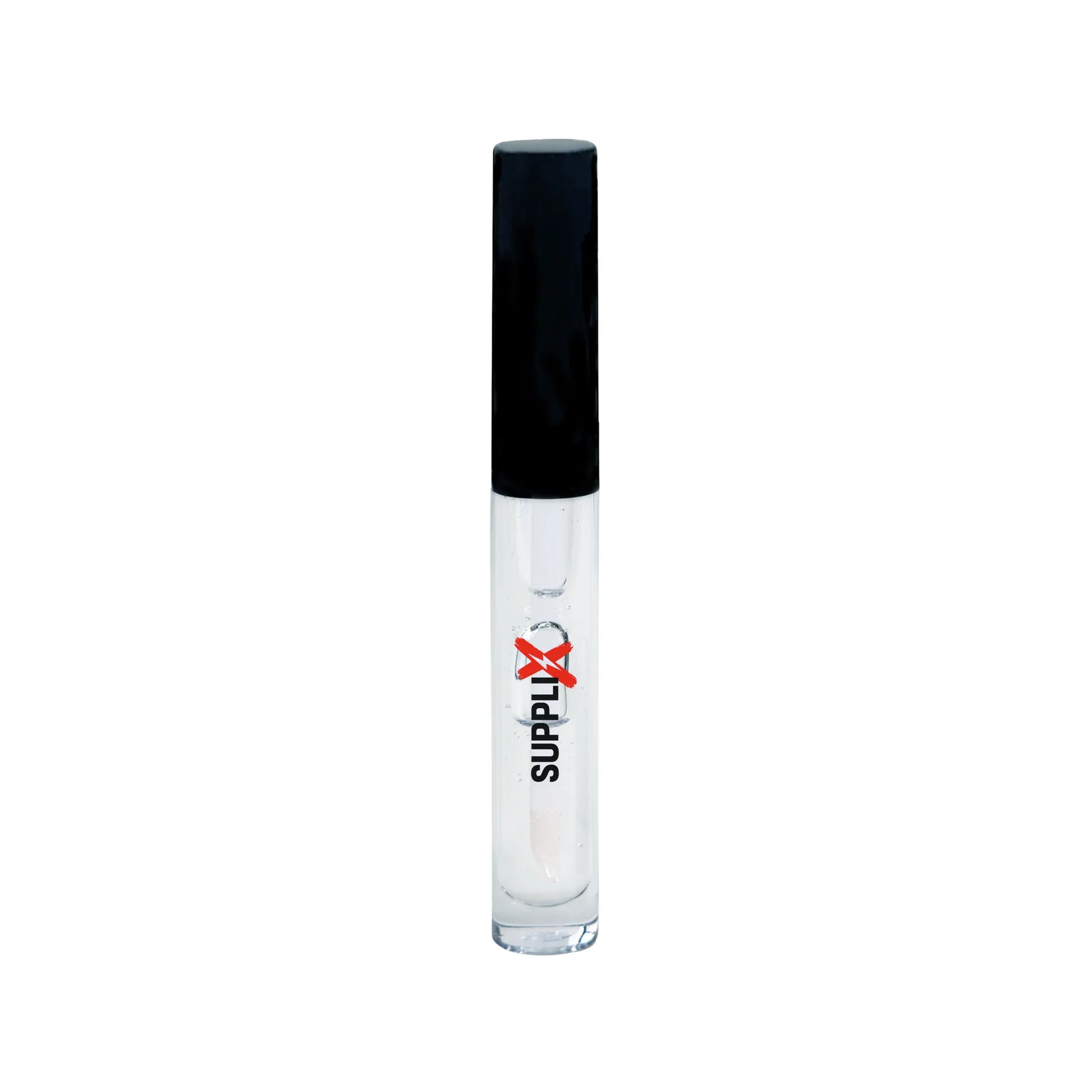 Shiny, flushed lips plumped to perfection with SUPPLI-X viral plumping lip gloss, infused with Vitamin E and mineral oil for 