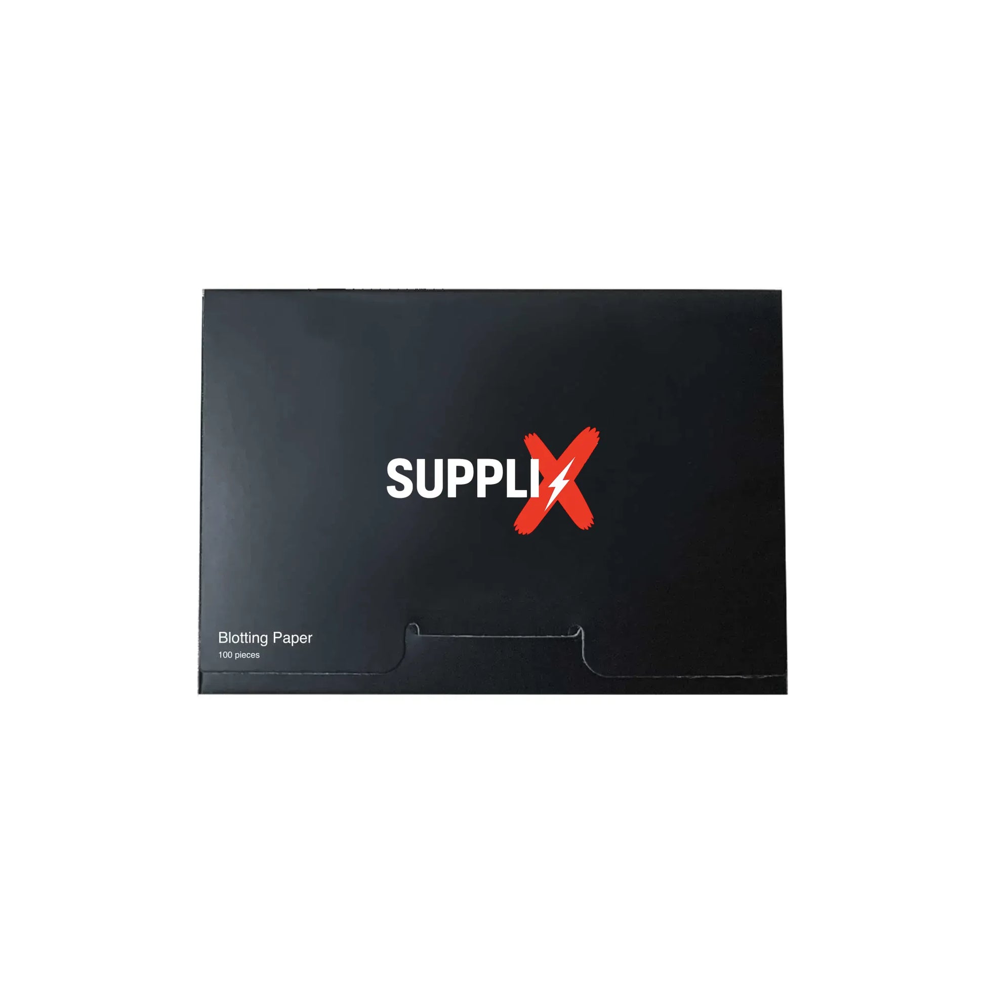 Pack of 100 natural oil absorbing blotting papers made with hemp pulp and bamboo charcoal, perfect for on-the-go shine contro
