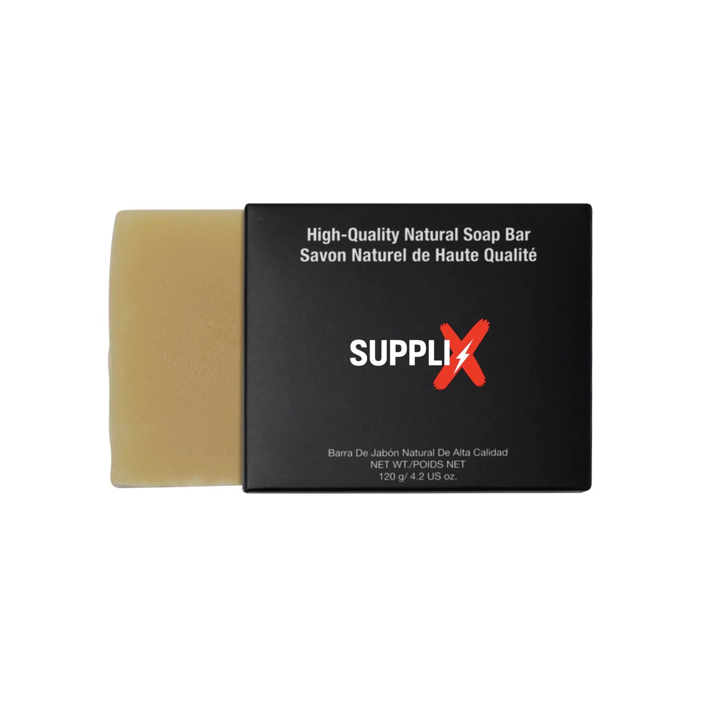 Calming natural soap bar blending lavender and rosemary oils for anti-inflammatory acne relief, mental relaxation, and hydrat