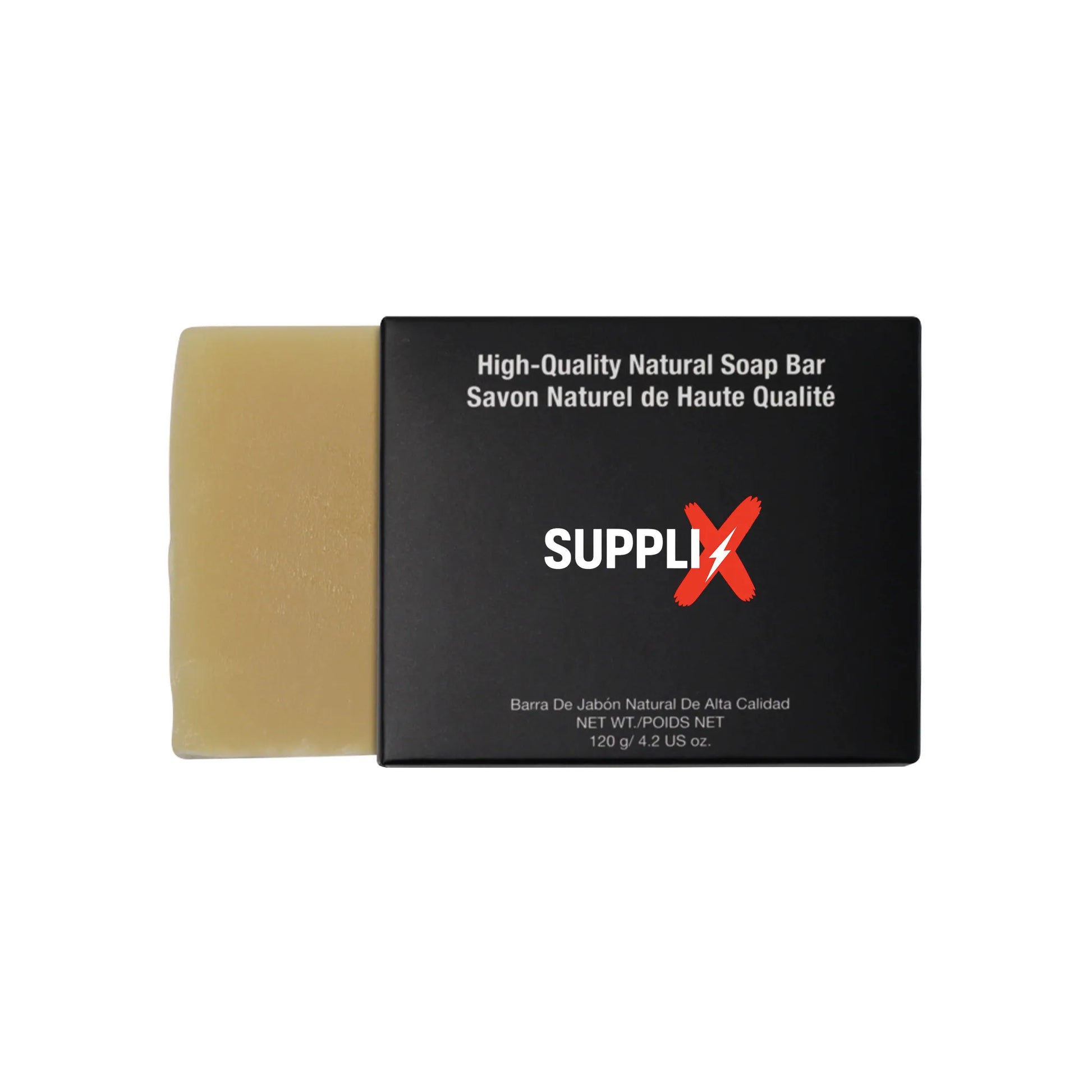 Calming natural soap bar blending lavender and rosemary oils for anti-inflammatory acne relief, mental relaxation, and hydrat