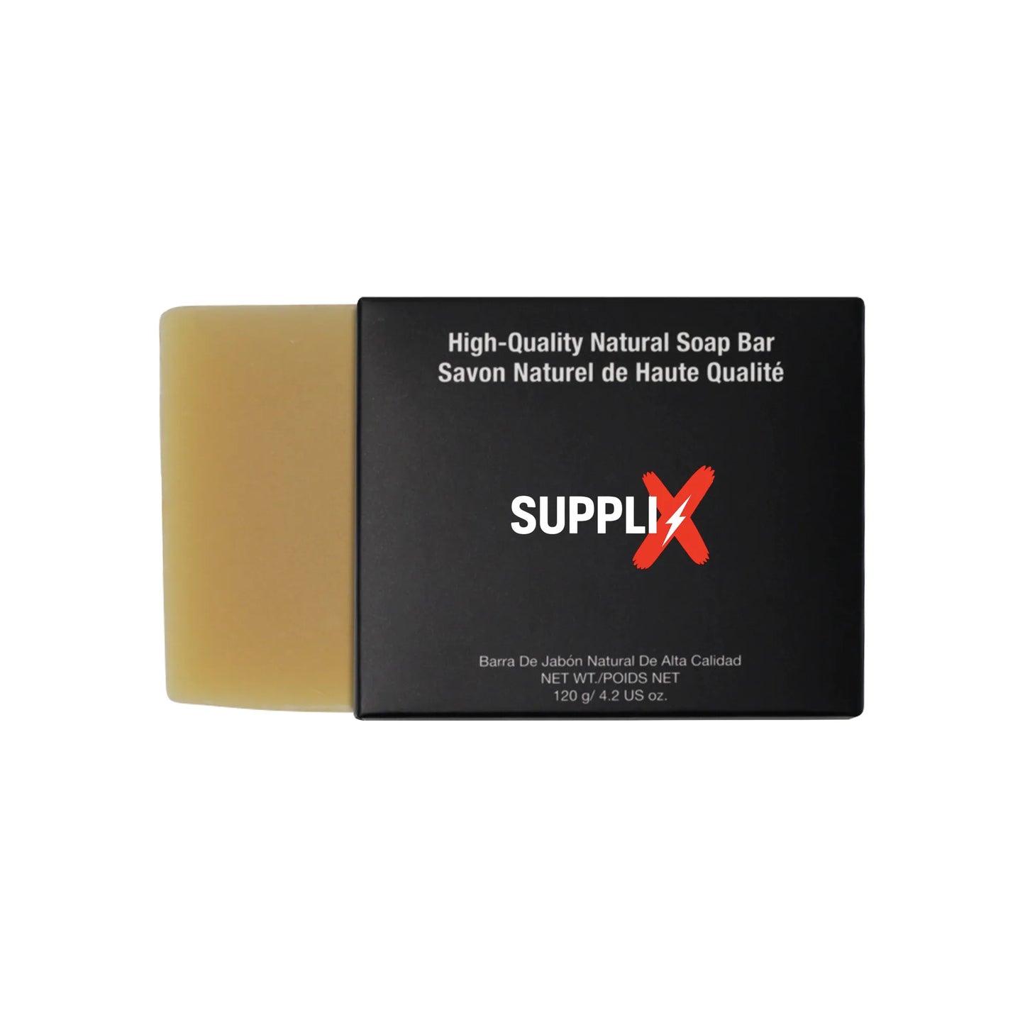 Vibrant green natural soap bar enriched with basil and neem oils, delivering acne-fighting cleanse and collagen boost for rad
