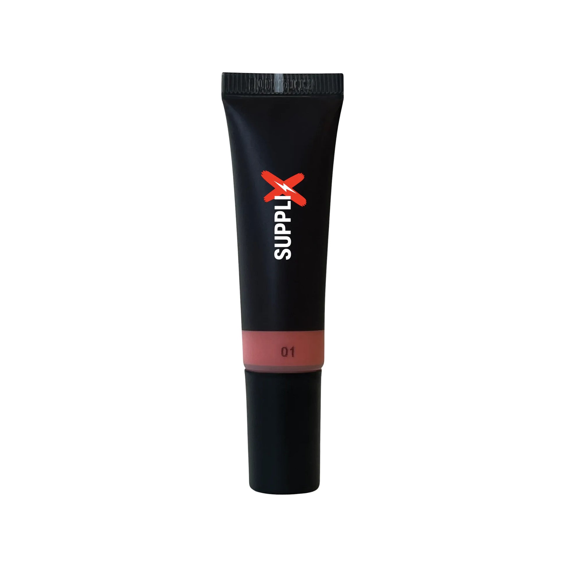 Vibrant bottle of SUPPLI-X Liquid Blush - Cuties in shade Cuties, showcasing dewy, blendable vegan formula for all skin types