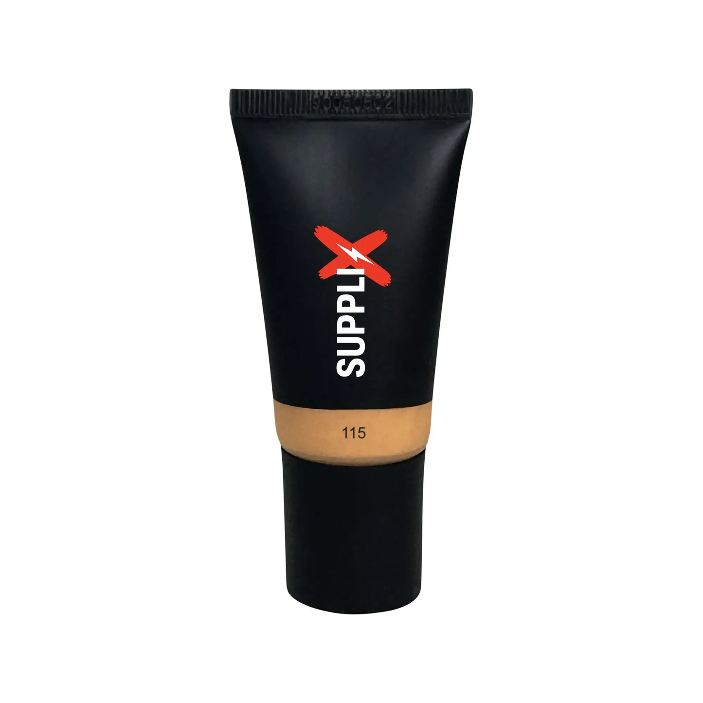 Close-up of SUPPLI-X Tinted Moisturizer - Mile Beach tube on beachy background, showcasing sheer lightweight coverage with ni