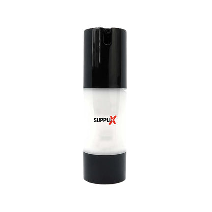 Bottle of SUPPLI-X Extreme Moisture Blend moisturizer with chamomile and witch hazel extracts, providing instant hydration an