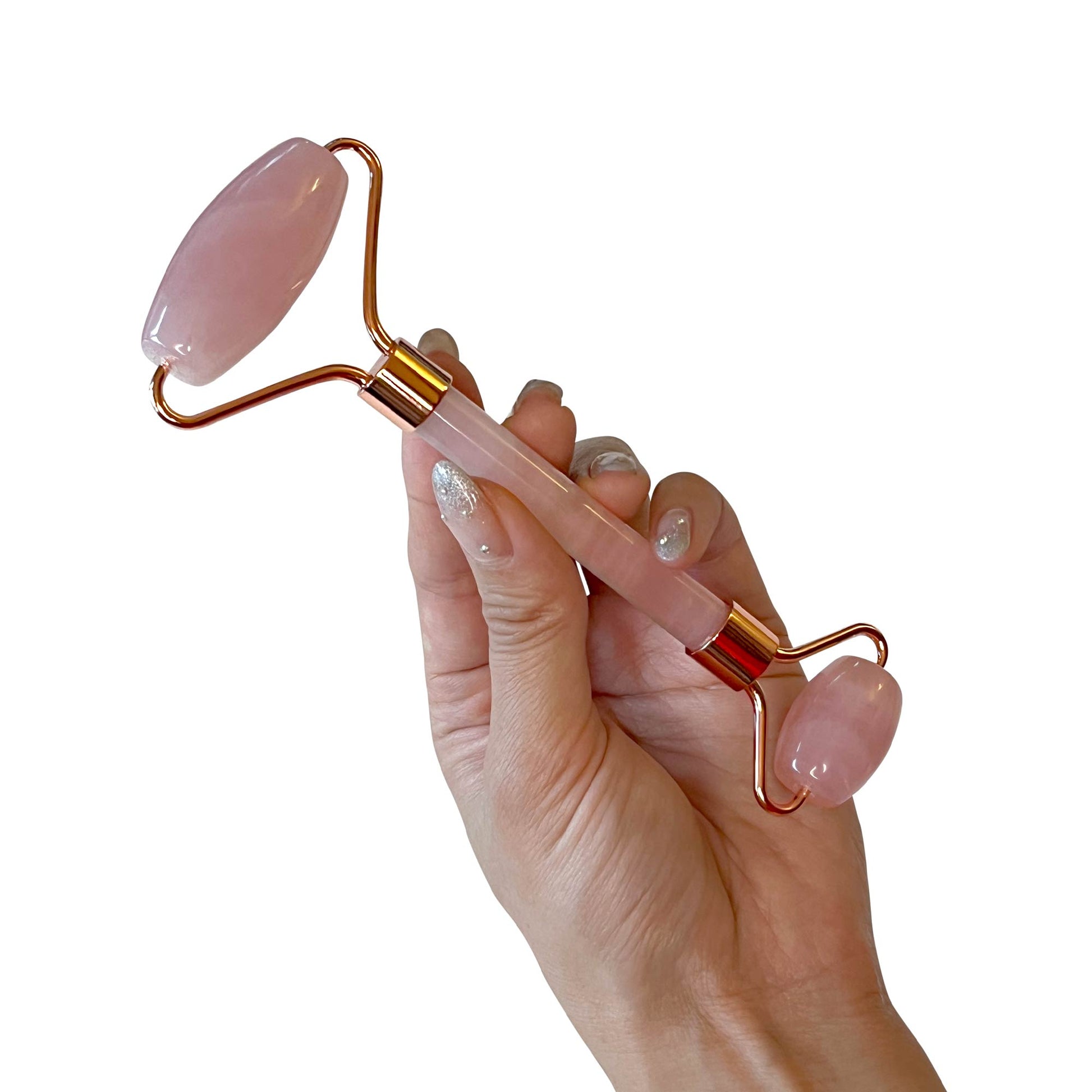 SUPPLI-X Rose Quartz Roller — rose quartz facial roller
