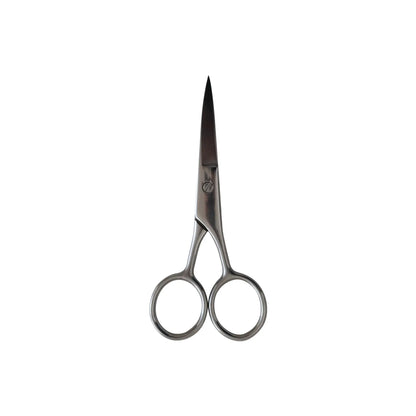 Close-up of SUPPLI-X Pro Scissors with straight precision blades in stainless steel, ideal for refined hair trimming and opti
