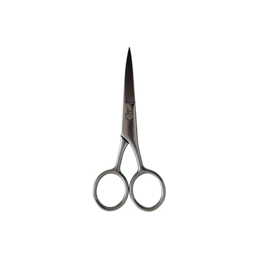 Close-up of SUPPLI-X Pro Scissors with straight precision blades in stainless steel, ideal for refined hair trimming and opti