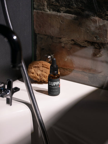 Non-greasy CBD beard oil for soft beard and easier styling