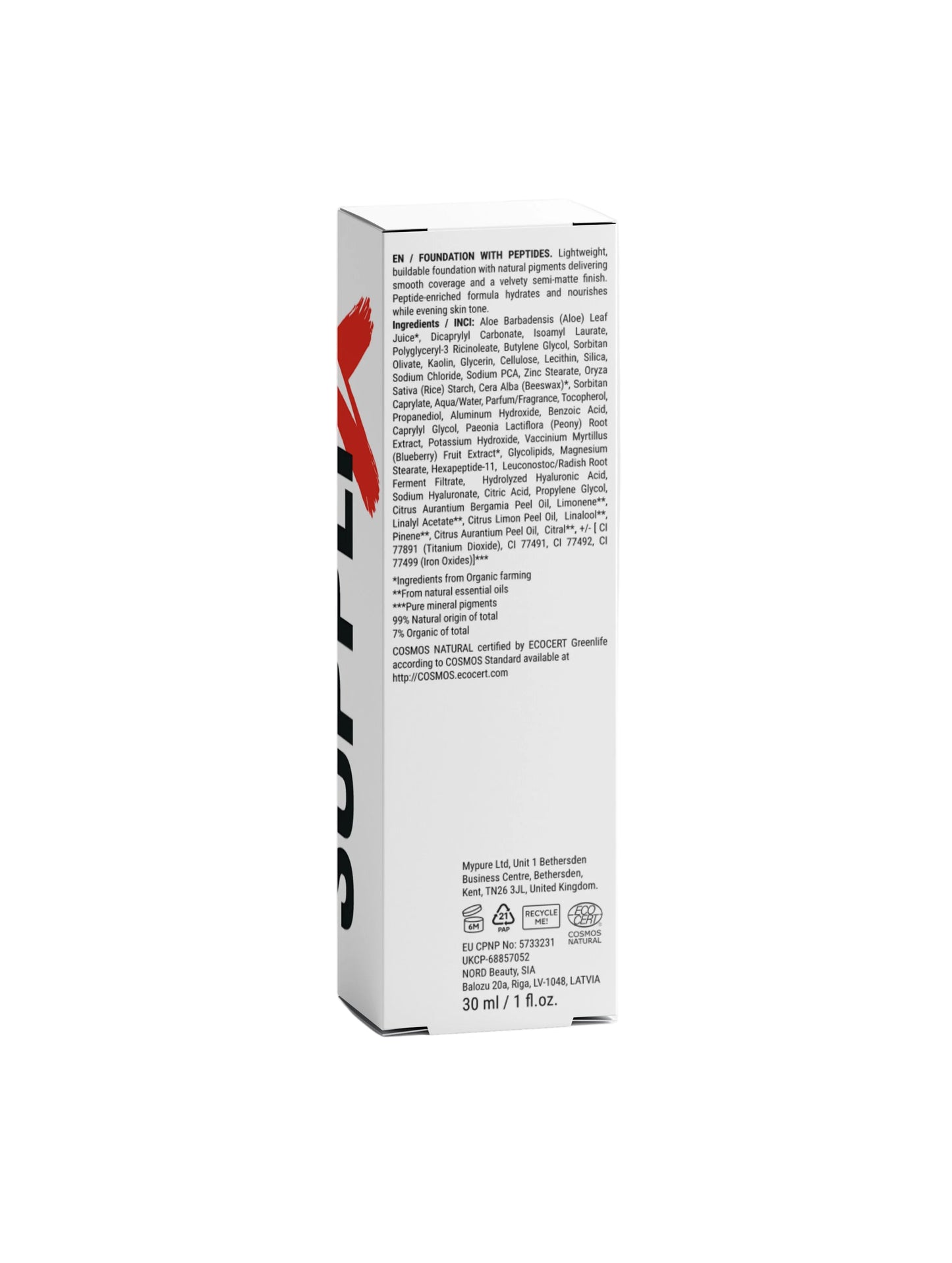 SUPPLI-X Foundation with Peptides - 50 Deep Cool