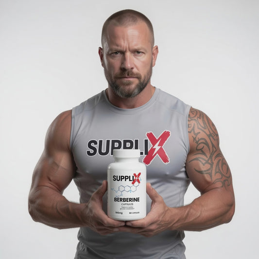 SUPPLI-X Berberine 500mg | UL GMP Certified | ISO/IEC 17025 Tested | 60 Capsules