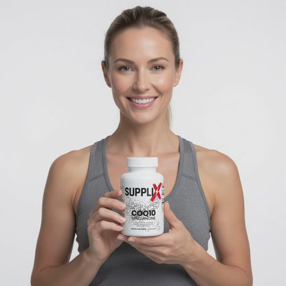 SUPPLI-X CoQ10 Ubiquinone 200mg | NSF Certified | 30 Capsules