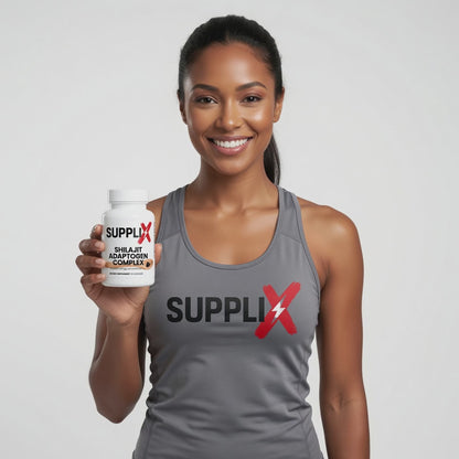 SUPPLI-X Shilajit Adaptogen Complex | Energy & Vitality | 30 Capsules