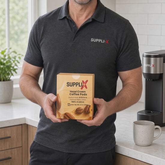SUPPLI-X Hazel Crown medium roast coffee pods – product video