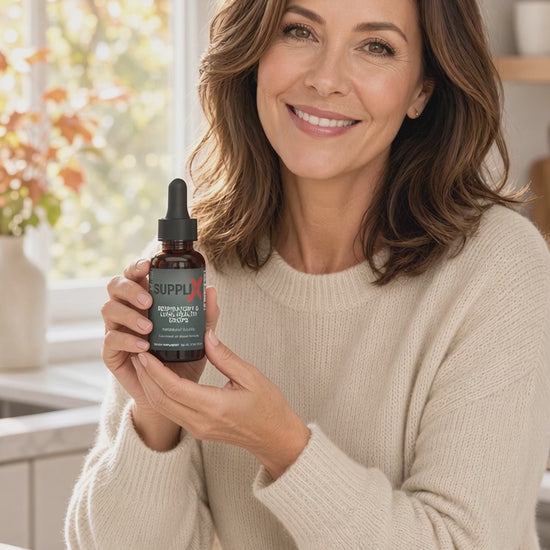 SUPPLI-X Mullein Drops video – alcohol-free peppermint & menthol mullein oil drops, 2 fl oz