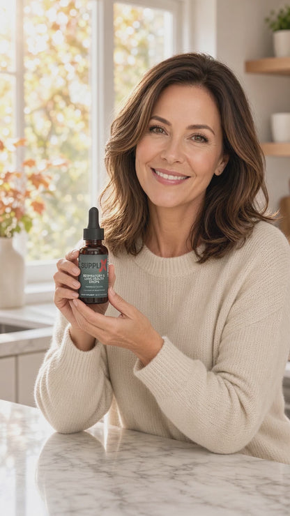 SUPPLI-X Mullein Drops video – alcohol-free peppermint & menthol mullein oil drops, 2 fl oz