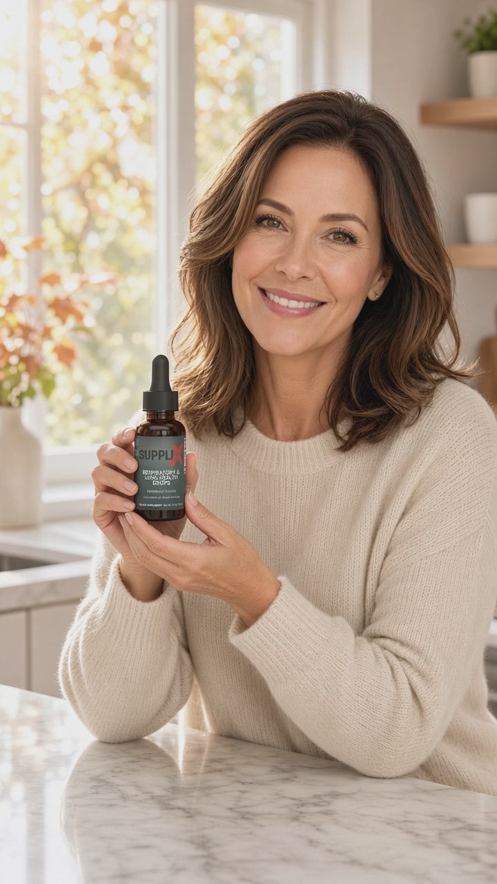SUPPLI-X Mullein Drops video – alcohol-free peppermint & menthol mullein oil drops, 2 fl oz