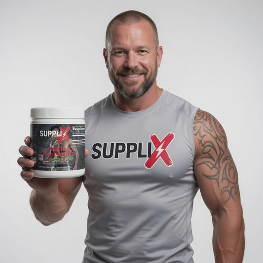 SUPPLI-X Creatine Monohydrate | Micronized, Pure | 300g (60 Servings)