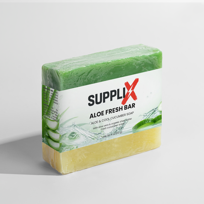 SUPPLI-X Aloe Fresh Bar aloe cucumber soap packaging – photo 2