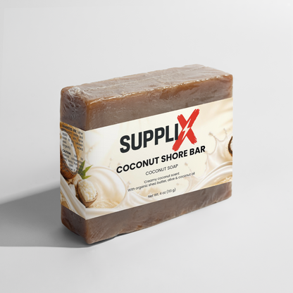 SUPPLI-X Coconut Shore Bar coconut soap packaging – photo 2