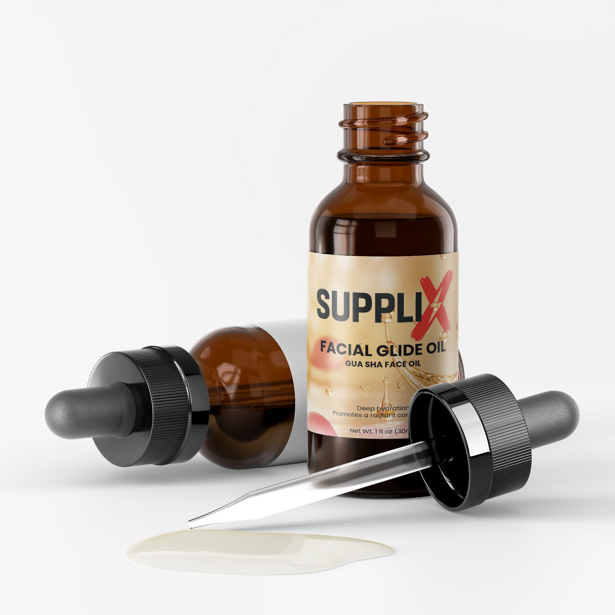 SUPPLI-X Facial Glide Oil with dropper – photo 3