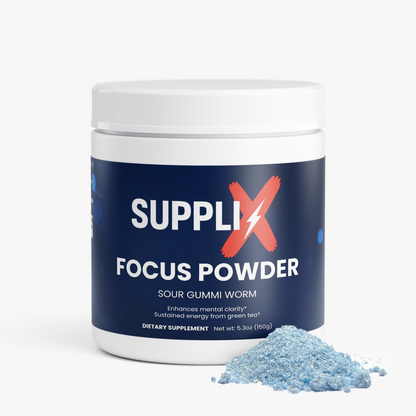 SUPPLI-X Focus Powder Sour Gummi Worm nootropic drink mix – photo 2