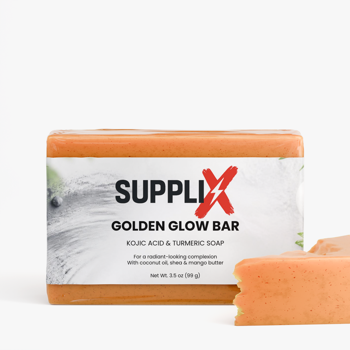 SUPPLI-X Golden Glow Bar kojic acid turmeric soap – photo 2