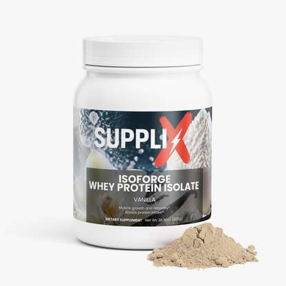 SUPPLI-X IsoForge Whey Isolate Vanilla protein powder – photo 2