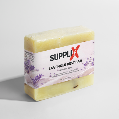 SUPPLI-X Lavender Rest Bar lavender soap packaging – photo 2