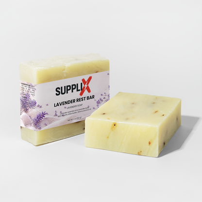 SUPPLI-X Lavender Rest Bar soap bars with lavender buds – photo 3