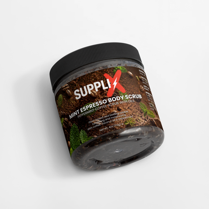 SUPPLI-X Mint Espresso Body Scrub jar – photo 2