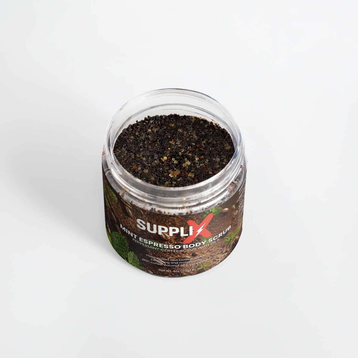 SUPPLI-X Mint Espresso Body Scrub texture – photo 4
