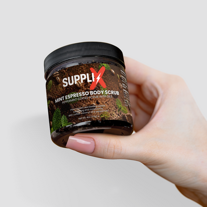 SUPPLI-X Mint Espresso Body Scrub jar – photo 7