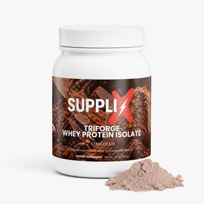 SUPPLI-X TriForge Whey Isolate Chocolate protein powder – photo 2